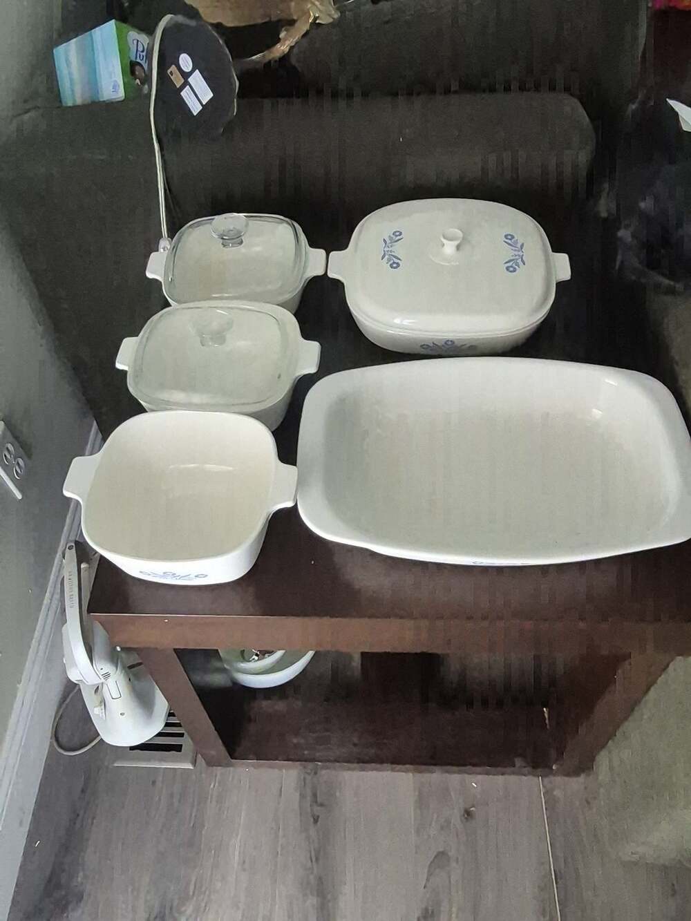 Corning Ware P-21 Roaster 13X9X2 Blue Cornflower Bakeware Dish